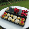 Estuche Luxury Selection: Fresas, Chocolate y Rosa