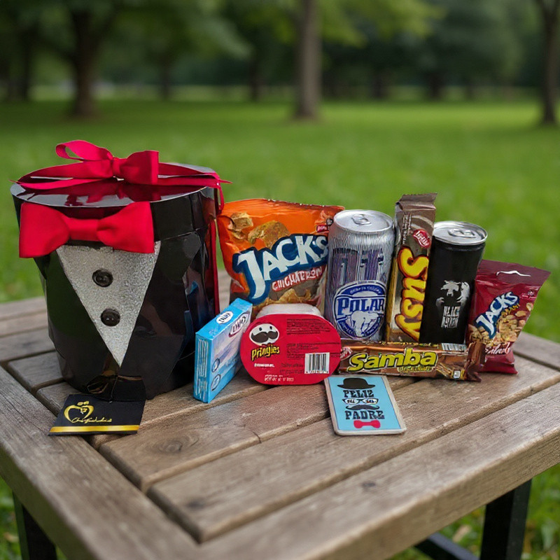 Combo Caballero Elegante | Cerveza, Snacks y Detalles Premium