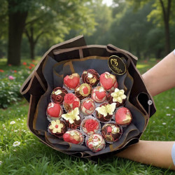 Bouquet de Fresas con Chocolate | Regalo Personalizado y Gourmet