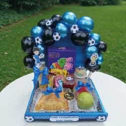 Desayuno Sorpresa Temático Fútbol | Flips, Frutas y Globos