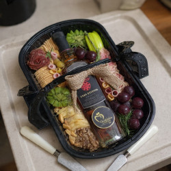 Cesta Gran Reserva Gourmet | Charcutería Fina y Licor Premium