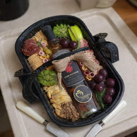 Cesta Gran Reserva Gourmet | Charcutería Fina y Licor Premium