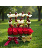 Arreglos Gourmet de Lujo | Rosas, Fresas con Chocolate y Detalles Premium